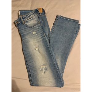 Hollister Skinny Shorty Distressed Jeans